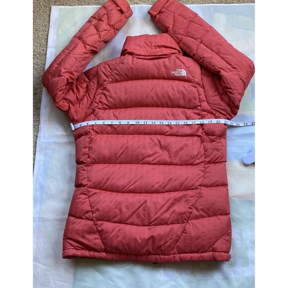 THE NORTH FACE COAT AMORE GOOSE DOWN 600 JACKET Women’s Small S/P (Red Orange) - Picture 3 of 12